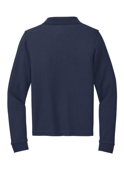 Port Authority Youth Long Sleeve Silk Touch Polo.  Y500LS