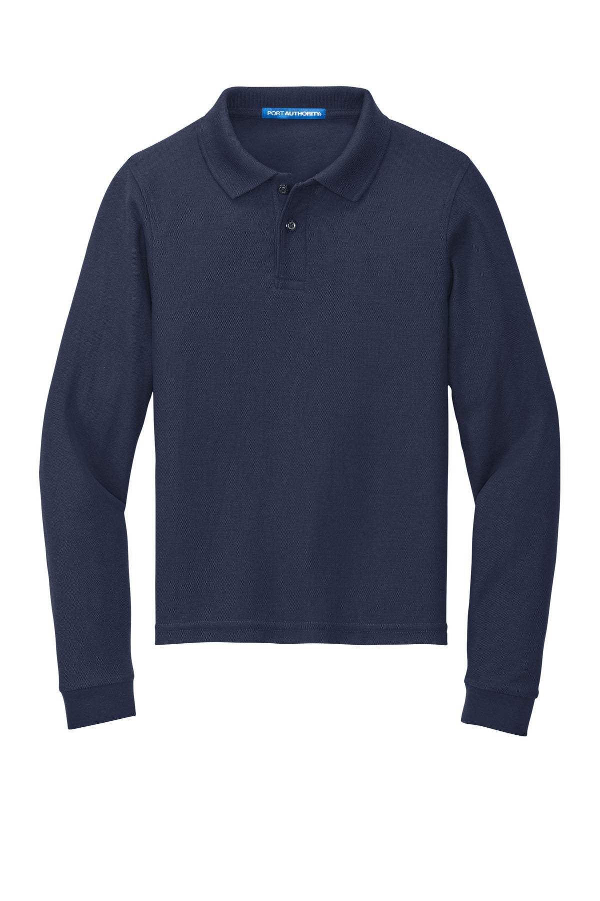 Port Authority Youth Long Sleeve Silk Touch Polo.  Y500LS