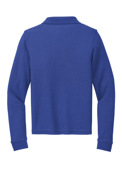 Port Authority Youth Long Sleeve Silk Touch Polo.  Y500LS