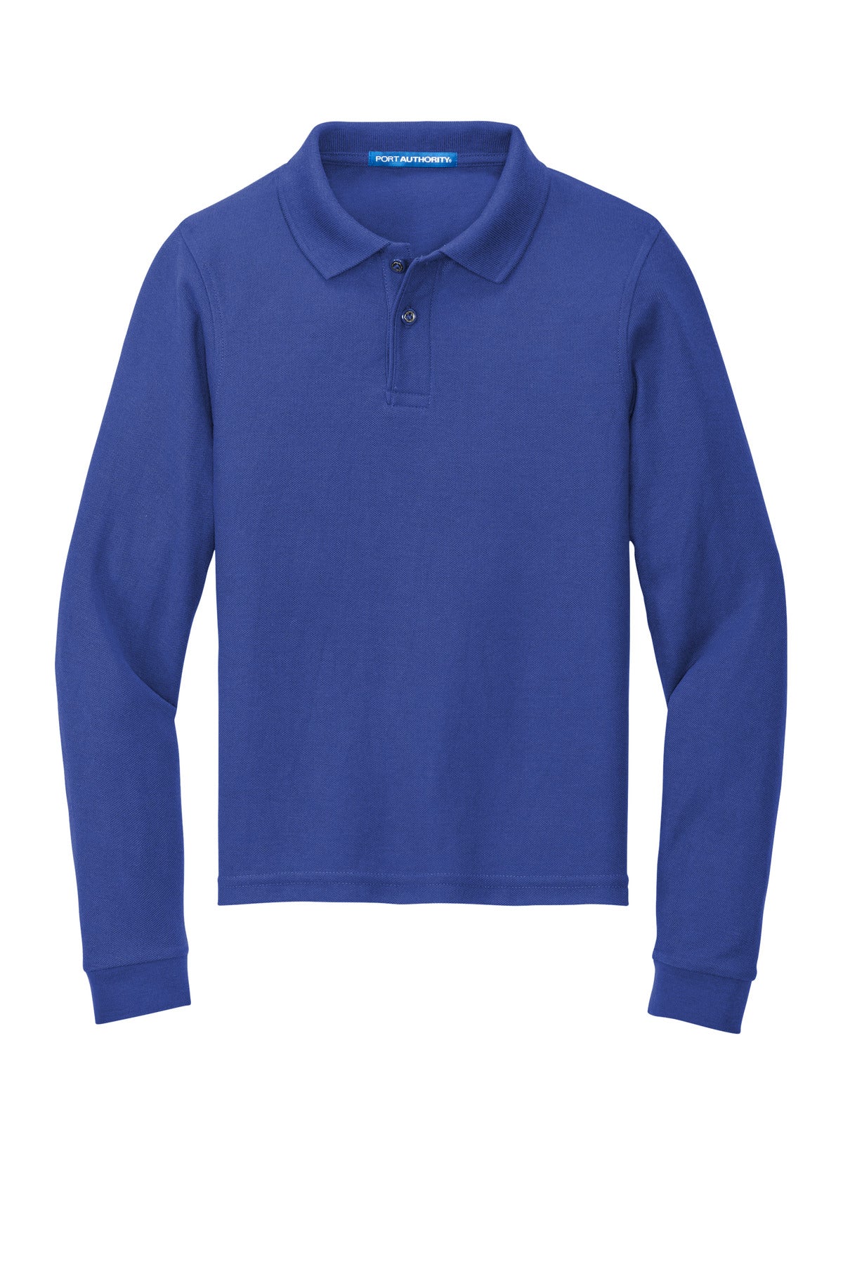 Port Authority Youth Long Sleeve Silk Touch Polo.  Y500LS