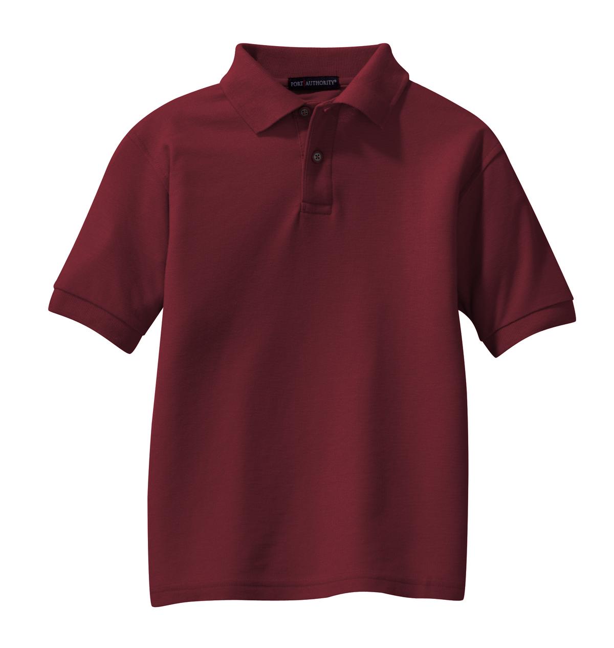 Port Authority Youth Silk Touch Polo.  Y500