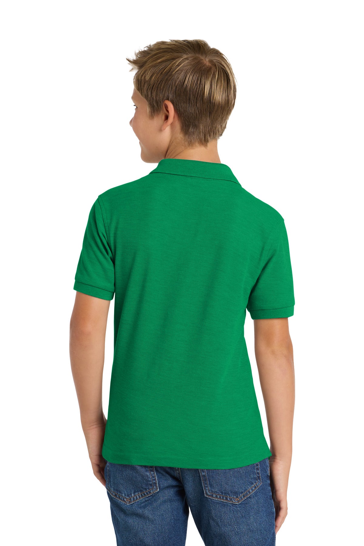 Port Authority Youth Silk Touch Polo.  Y500