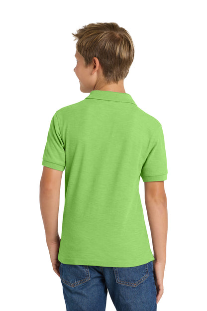 Port Authority Youth Silk Touch Polo.  Y500