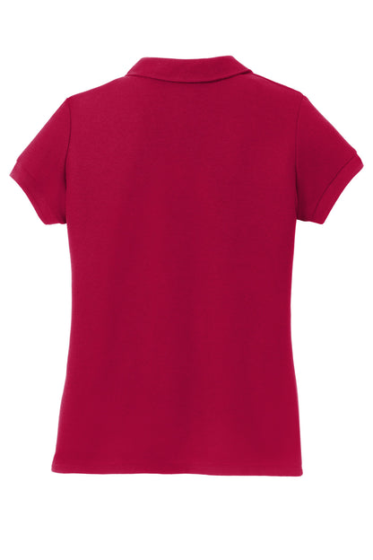 Port Authority Girls Silk Touch Peter Pan Collar Polo. YG503