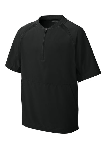 Sport-Tek Youth Repeat 1/2-Zip Short Sleeve Jacket YJST489