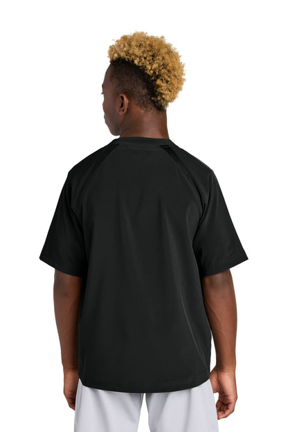 Sport-Tek Youth Repeat 1/2-Zip Short Sleeve Jacket YJST489