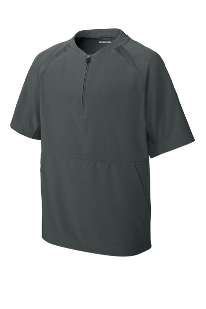Sport-Tek Youth Repeat 1/2-Zip Short Sleeve Jacket YJST489