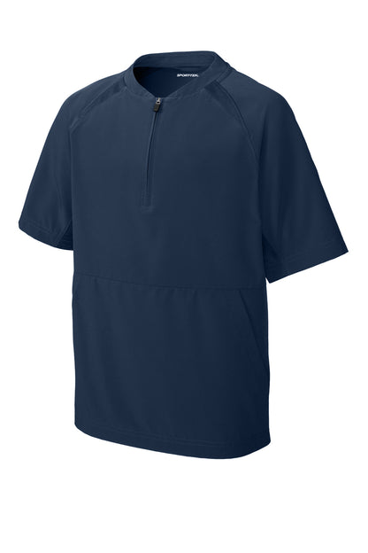 Sport-Tek Youth Repeat 1/2-Zip Short Sleeve Jacket YJST489