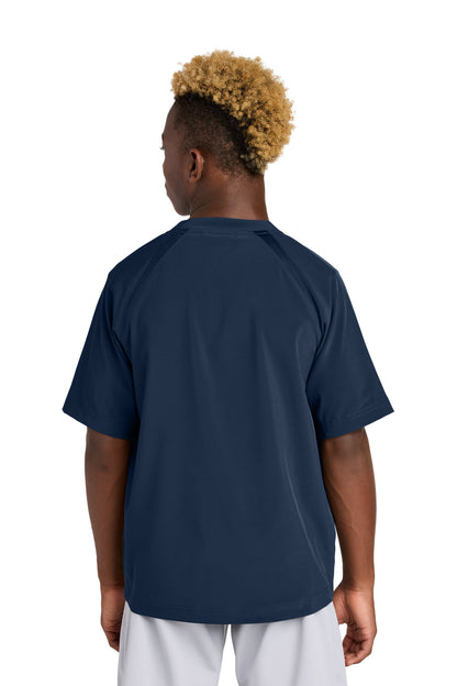 Sport-Tek Youth Repeat 1/2-Zip Short Sleeve Jacket YJST489