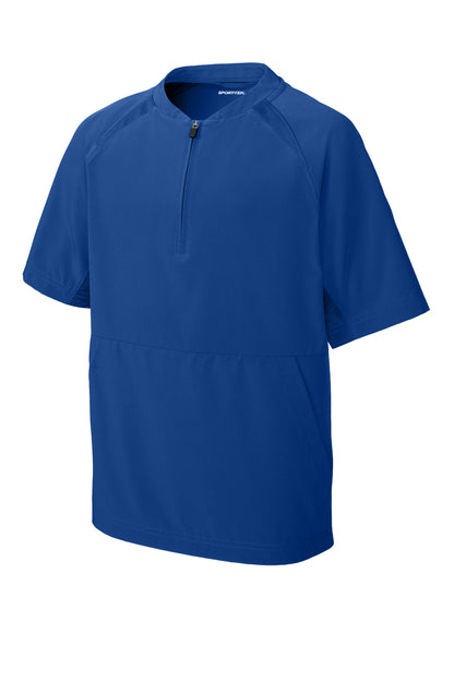 Sport-Tek Youth Repeat 1/2-Zip Short Sleeve Jacket YJST489