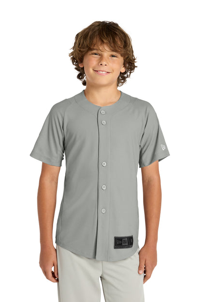 New Era  Youth Diamond Era Full-Button Jersey. YNEA220
