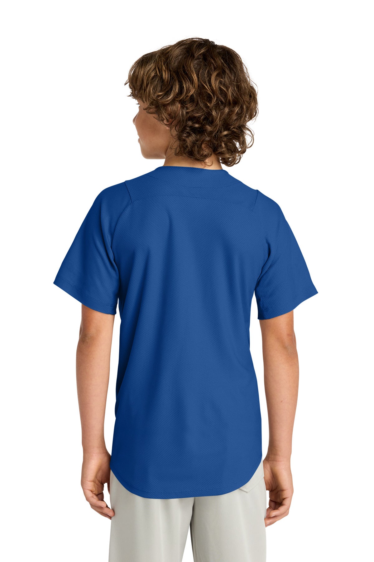 New Era  Youth Diamond Era Full-Button Jersey. YNEA220