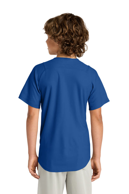 New Era  Youth Diamond Era Full-Button Jersey. YNEA220
