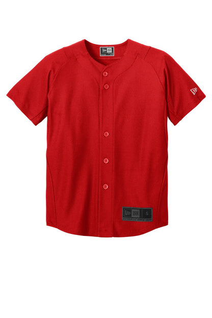 New Era  Youth Diamond Era Full-Button Jersey. YNEA220