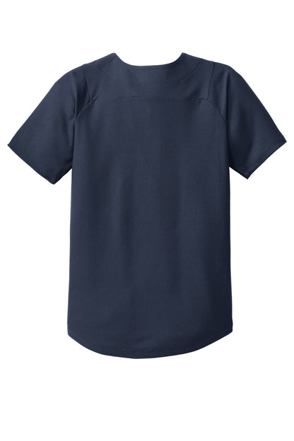 New Era  Youth Diamond Era Full-Button Jersey. YNEA220