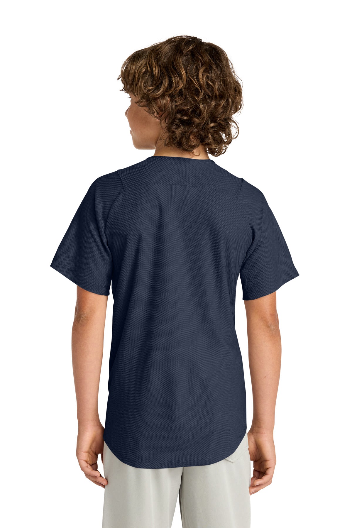 New Era  Youth Diamond Era Full-Button Jersey. YNEA220
