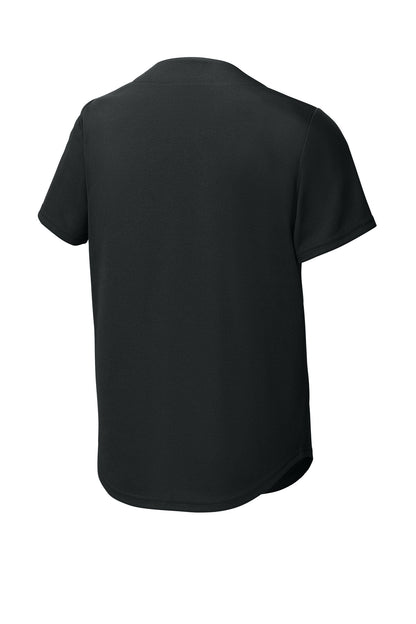 Sport-Tek Youth PosiCharge Tough Mesh Full-Button Jersey YST220