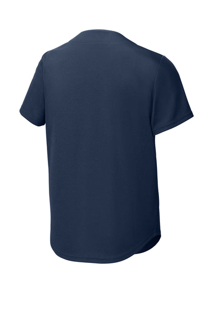 Sport-Tek Youth PosiCharge Tough Mesh Full-Button Jersey YST220