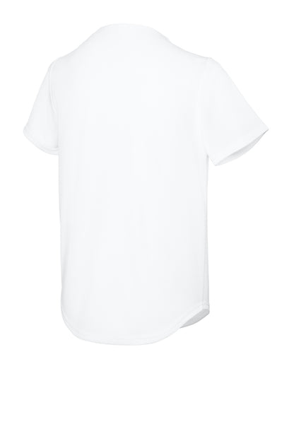 Sport-Tek Youth PosiCharge Tough Mesh Full-Button Jersey YST220