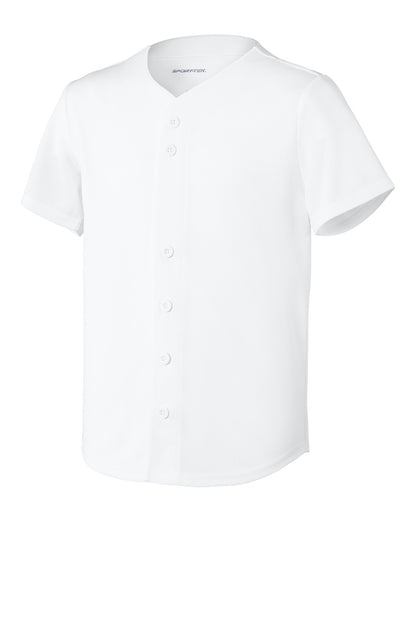 Sport-Tek Youth PosiCharge Tough Mesh Full-Button Jersey YST220