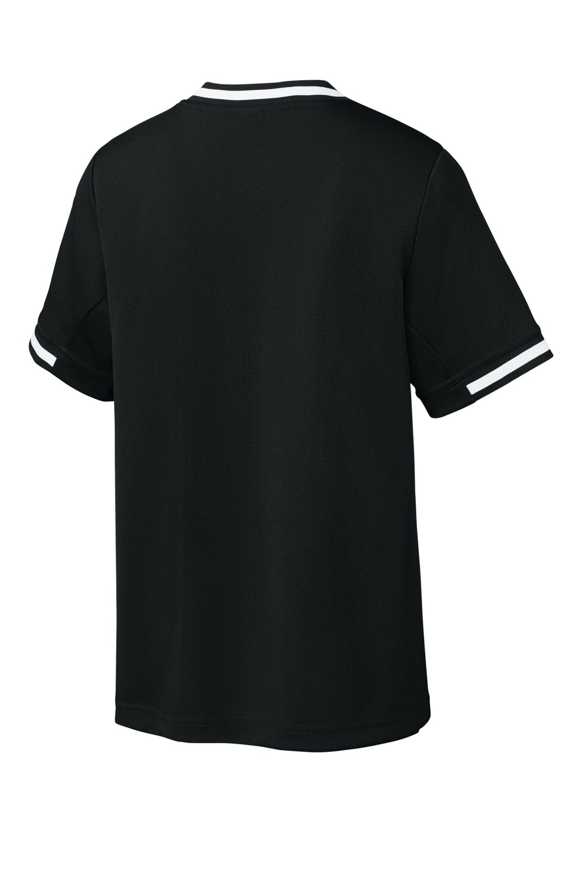 Sport-Tek Youth Tough Mesh V-Neck Baseball Jersey YST221