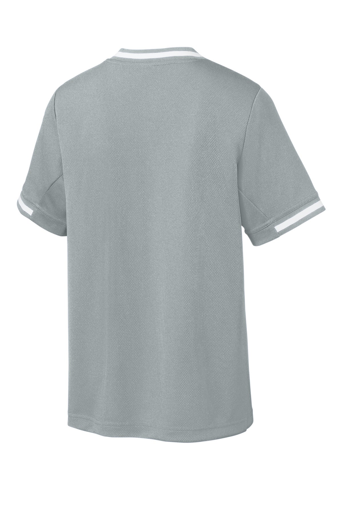 Sport-Tek Youth Tough Mesh V-Neck Baseball Jersey YST221