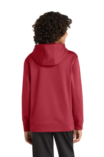 Sport-Tek Youth Sport-Wick Fleece Hooded Pullover. YST244