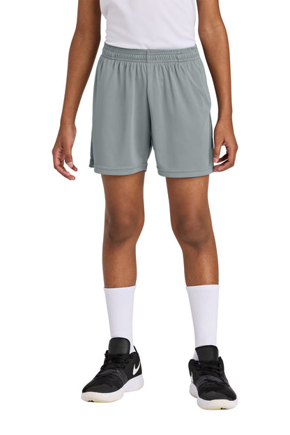 Sport-Tek Youth PosiCharge Competitor 5  Pocketed Short YST349P