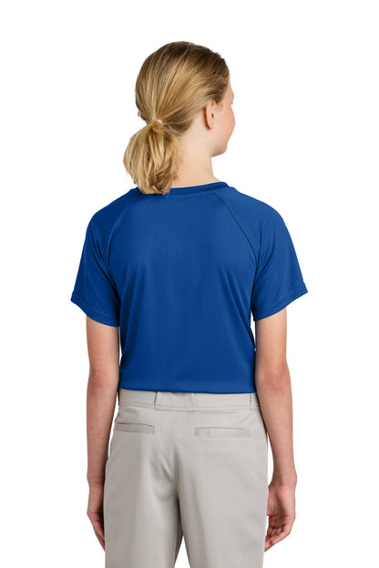 Sport-Tek Youth PosiCharge Competitor 2-Button Henley YST359