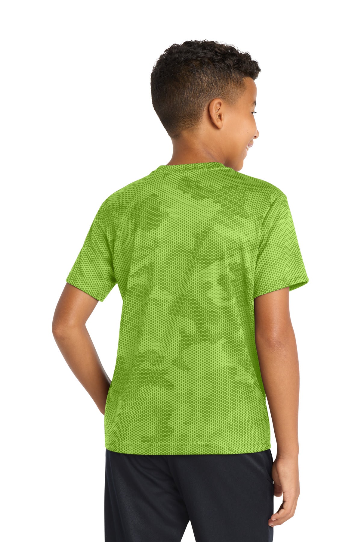 Sport-Tek Youth CamoHex Tee. YST370