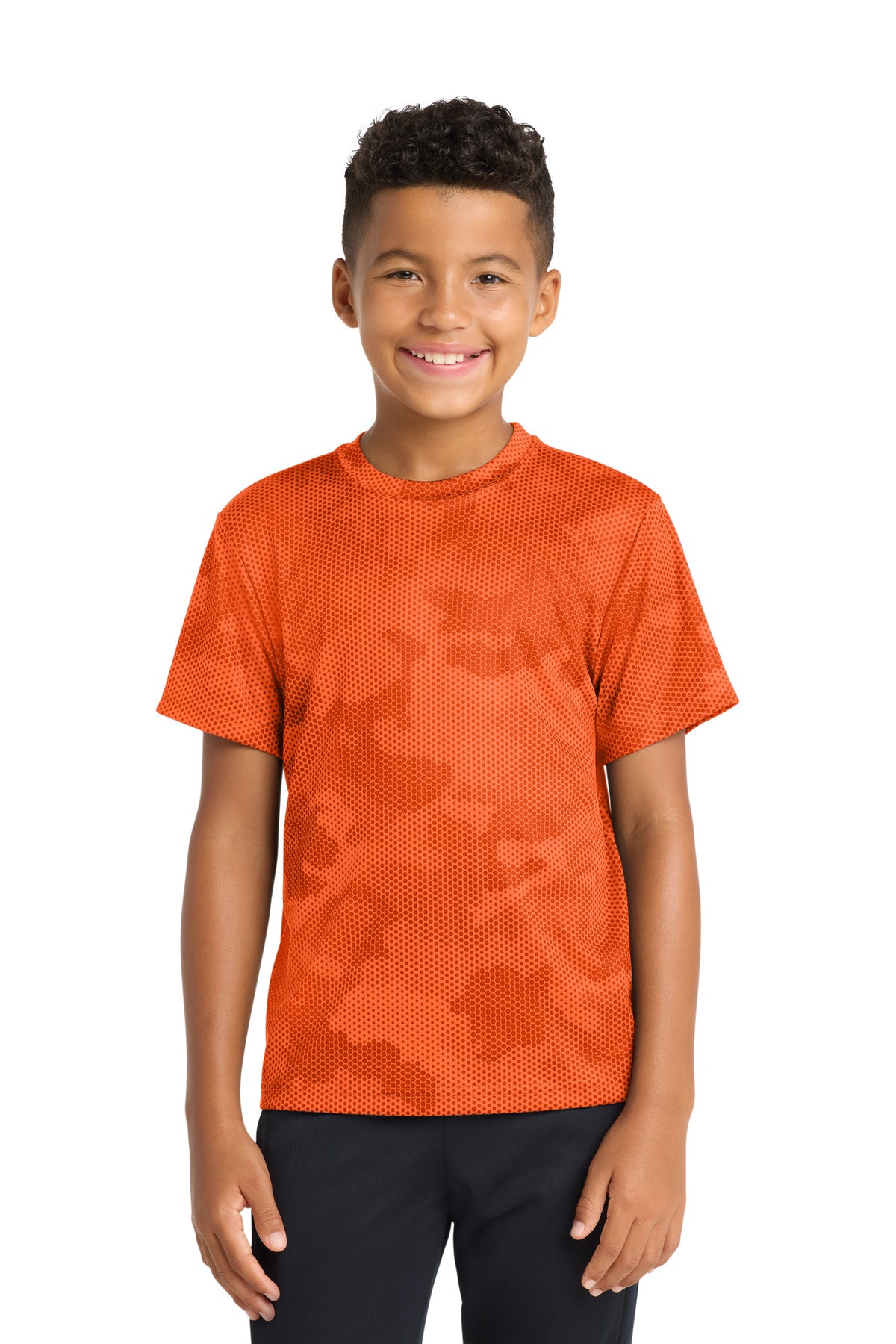 Sport-Tek Youth CamoHex Tee. YST370