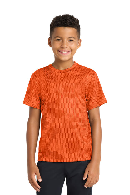 Sport-Tek Youth CamoHex Tee. YST370