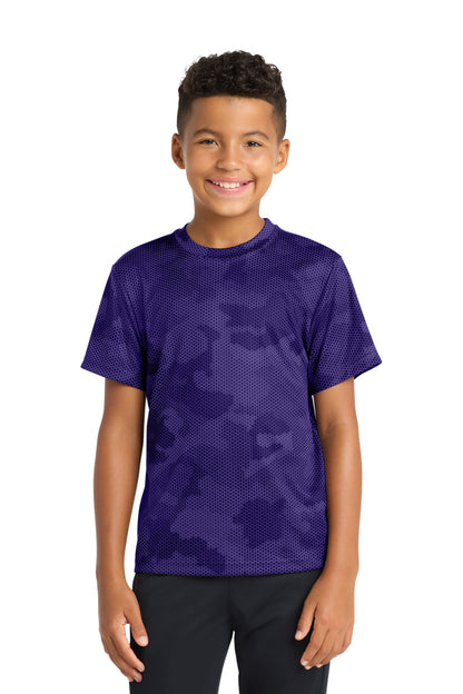 Sport-Tek Youth CamoHex Tee. YST370