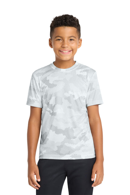 Sport-Tek Youth CamoHex Tee. YST370