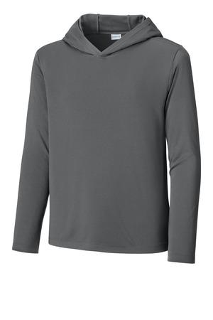 Sport-Tek Youth Posi-UV Pro Long Sleeve Hoodie YST420LSH