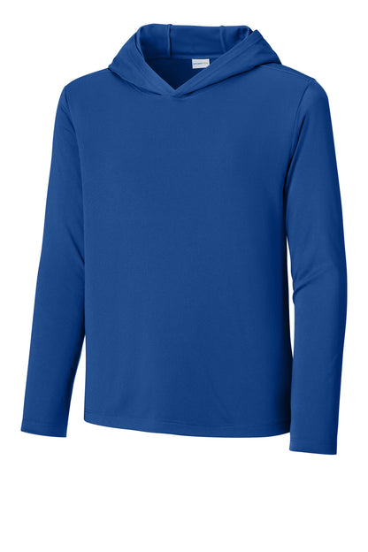 Sport-Tek Youth Posi-UV Pro Long Sleeve Hoodie YST420LSH