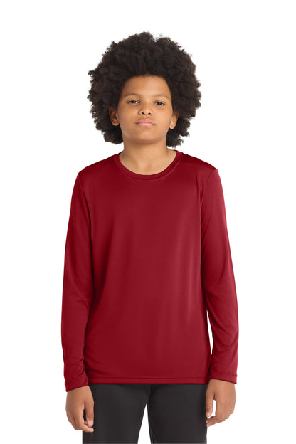 Sport-Tek  Youth Posi-UV Pro Long Sleeve Tee. YST420LS