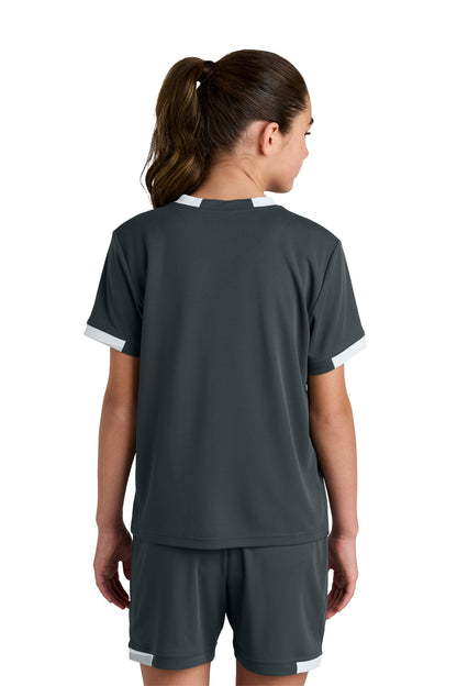 Sport-Tek Youth Club Short Sleeve Crew YST440