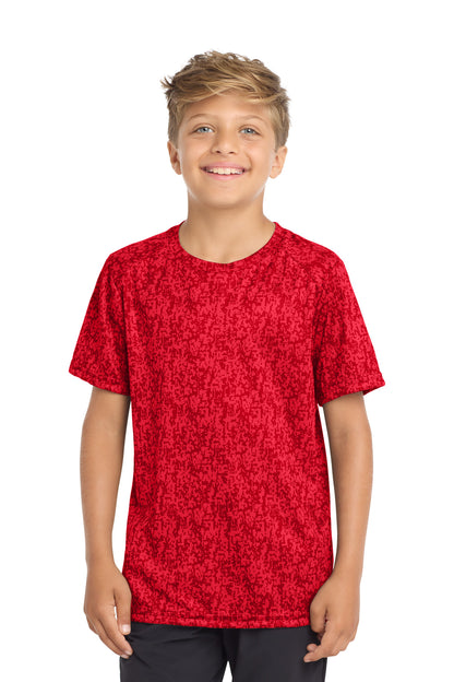 Sport-Tek  Youth Digi Camo Tee. YST460
