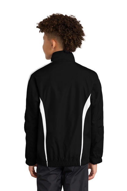 Sport-Tek Youth Colorblock Raglan Jacket. YST60