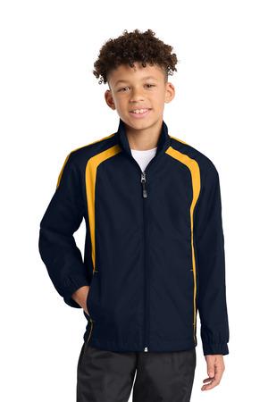 Sport-Tek Youth Colorblock Raglan Jacket. YST60