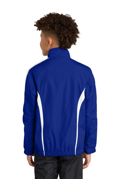 Sport-Tek Youth Colorblock Raglan Jacket. YST60