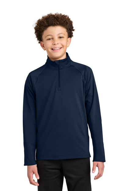 Sport-Tek Youth Sport-Wick Stretch 1/4-Zip Pullover YST850