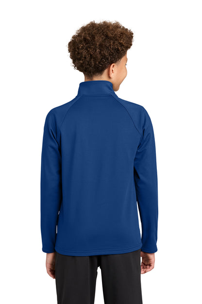 Sport-Tek Youth Sport-Wick Stretch 1/4-Zip Pullover YST850