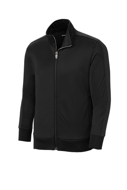Sport-Tek  Youth Tricot Sleeve Stripe Track Jacket. YST94