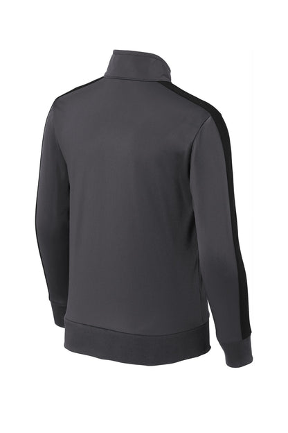Sport-Tek  Youth Tricot Sleeve Stripe Track Jacket. YST94