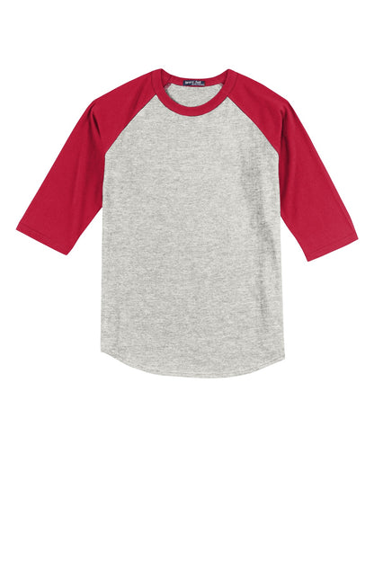 Sport-Tek Youth Colorblock Raglan Jersey.  YT200