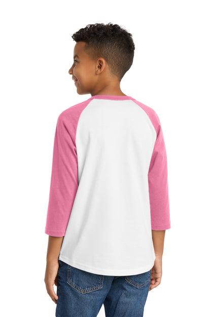 Sport-Tek Youth Colorblock Raglan Jersey.  YT200