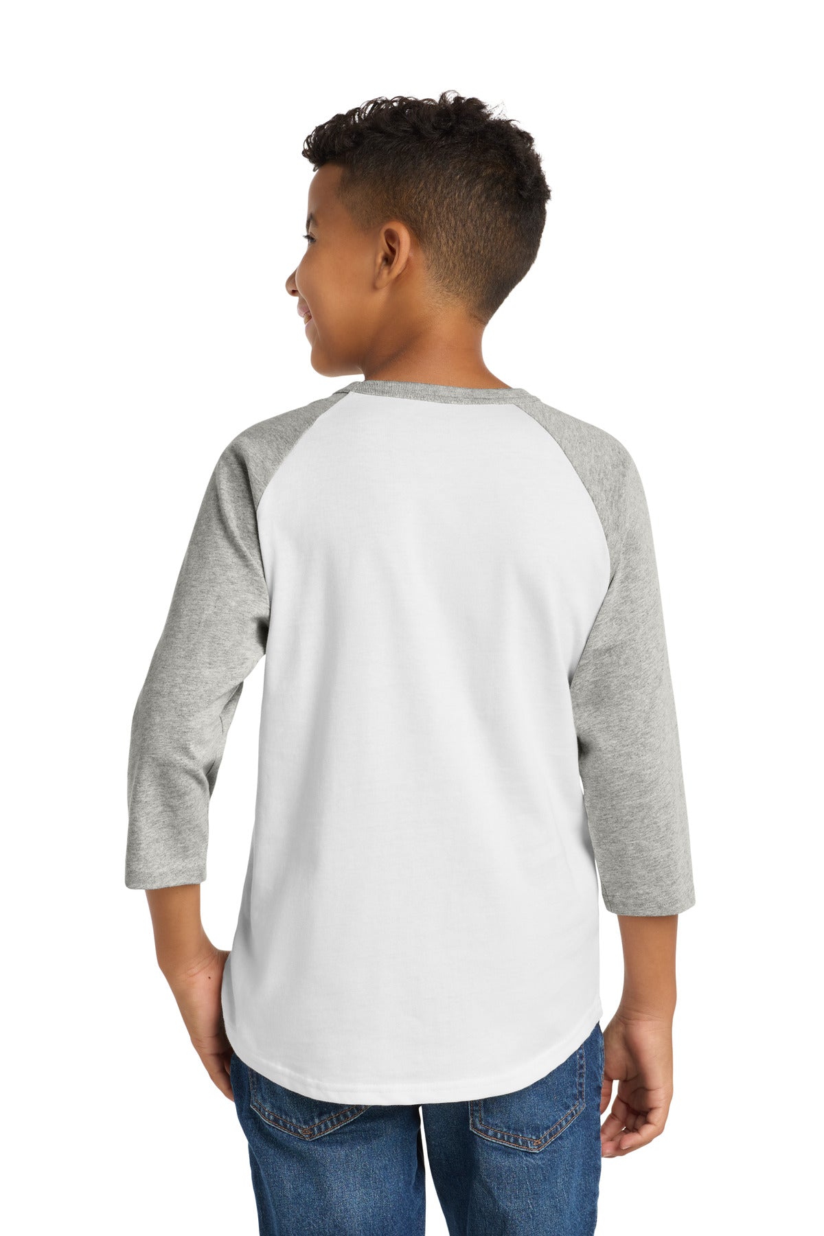 Sport-Tek Youth Colorblock Raglan Jersey.  YT200