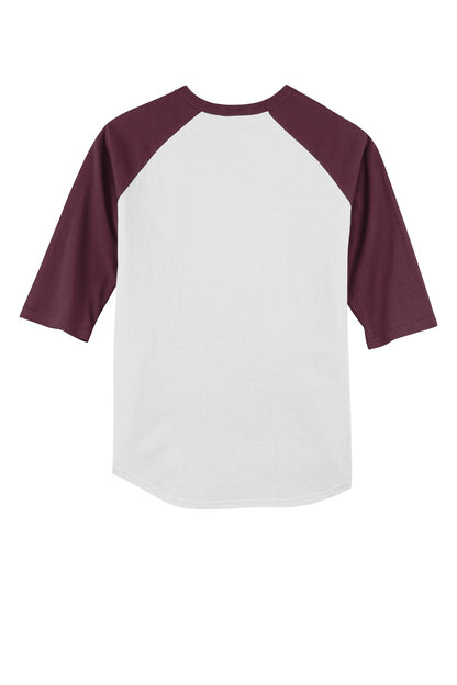 Sport-Tek Youth Colorblock Raglan Jersey.  YT200